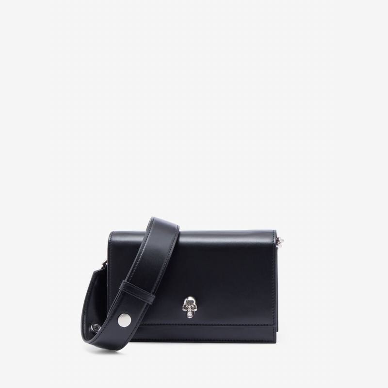 Alexander McQueen Women's Black Small Skull Bag (Calf Leather)